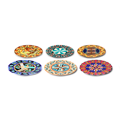 Set de 6 assiettes de service Animali Fantastici Malles, Voyage et Maison Maison et Art de la Table Art de la table | LOUIS VUITTON (Zoom produit)