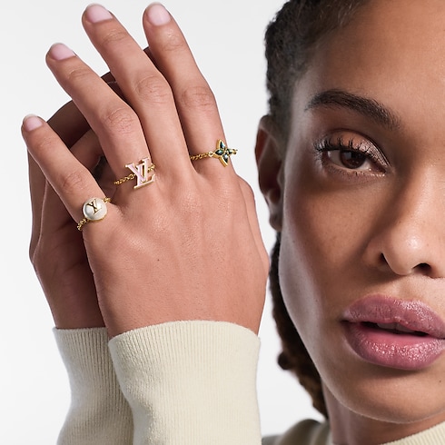 Set de bagues LV Layer S00 Femme Bijoux Tous les bijoux | LOUIS VUITTON (Zoom produit)