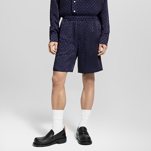 Short à jacquard graphique Homme Prêt-à-porter Pantalons | LOUIS VUITTON (Zoom produit)