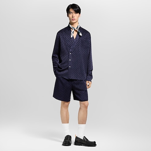 Short à jacquard graphique Homme Prêt-à-porter Pantalons | LOUIS VUITTON (Zoom produit)