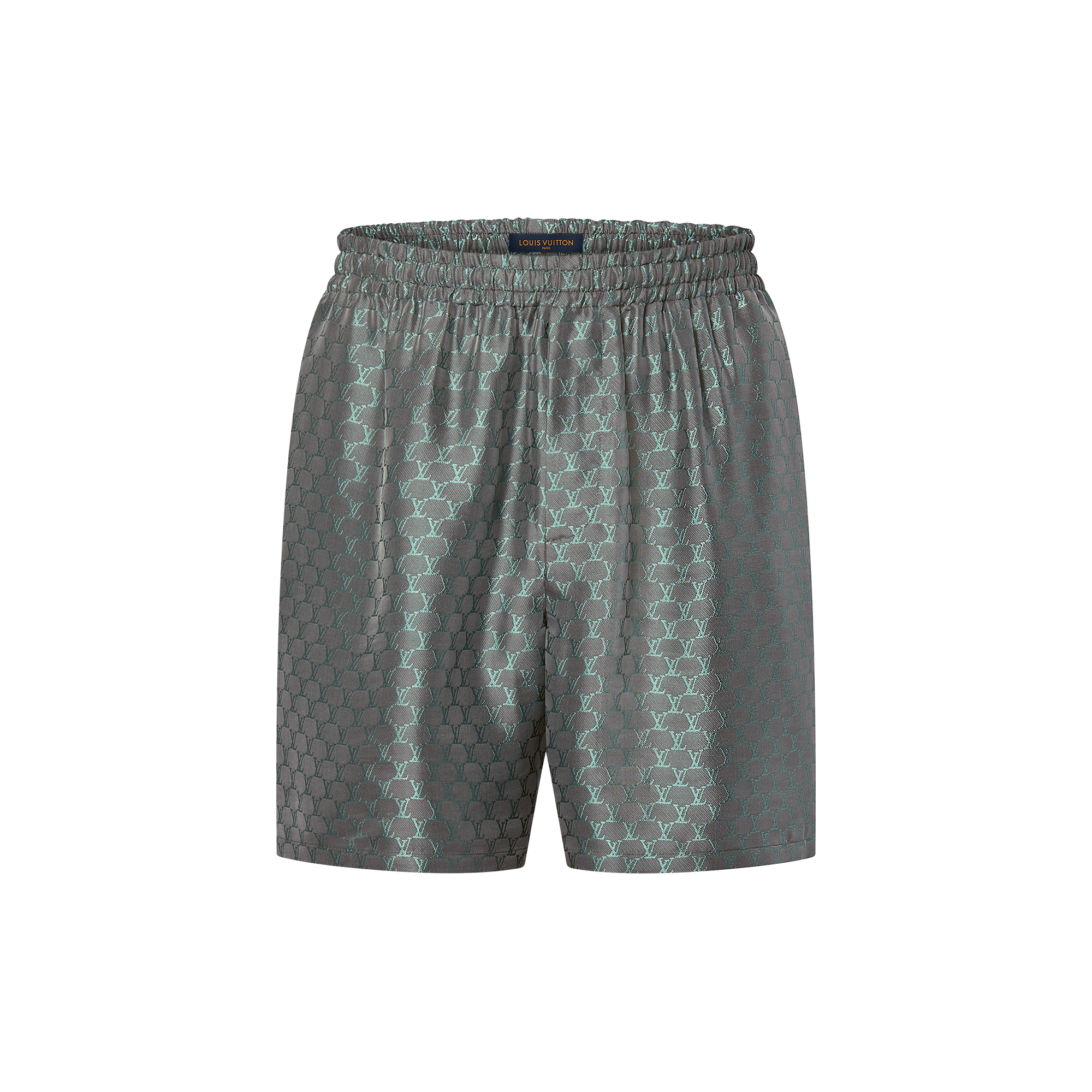 Short à taille élastique en jacquard de soie mélangée  Homme Prêt-à-porter Pantalons | LOUIS VUITTON (Zoom produit)