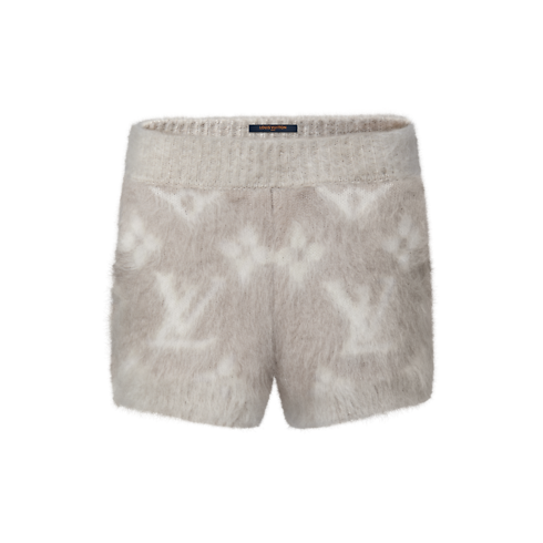 Short court Monogram brossé Femme Prêt-à-porter Maille | LOUIS VUITTON (Zoom produit)
