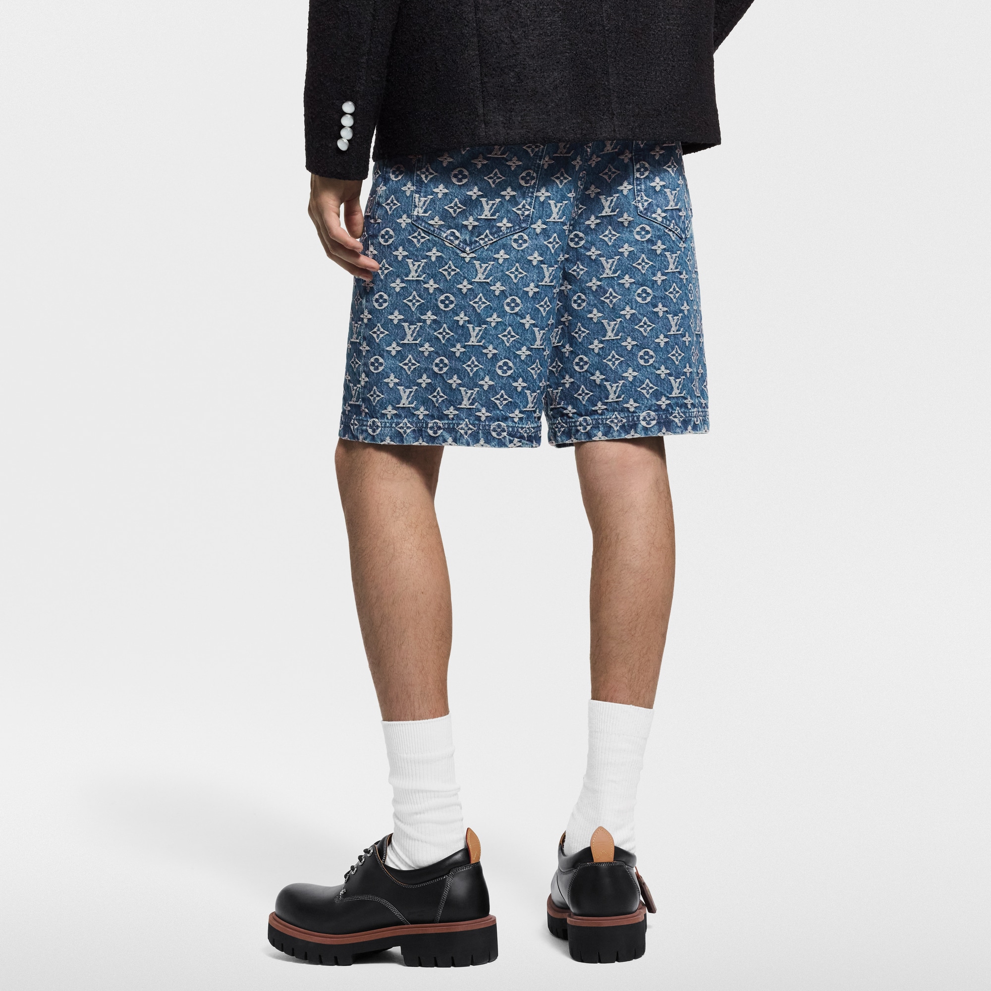 Short en denim Monogram  Homme Prêt-à-porter Pièces en denim | LOUIS VUITTON (Zoom produit)