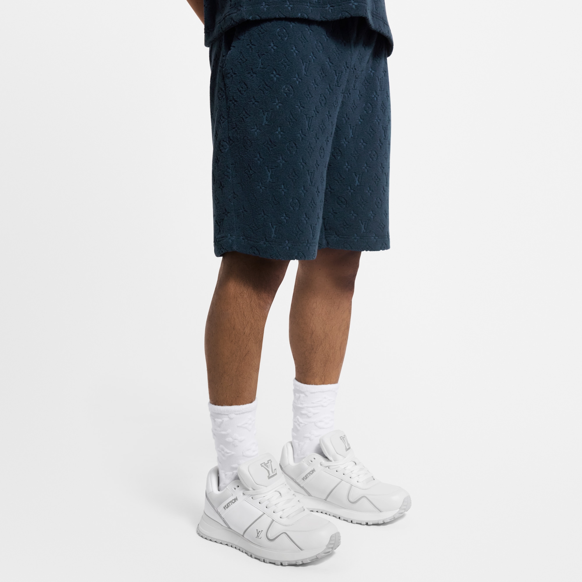 Short Monogram en French Terry  Homme Prêt-à-porter Tout le prêt-à-porter | LOUIS VUITTON (Zoom produit)