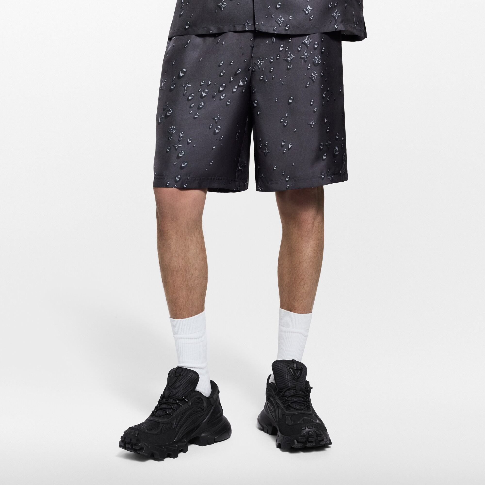 Short Monogram en soie  Homme Prêt-à-porter Pantalons | LOUIS VUITTON (Zoom produit)