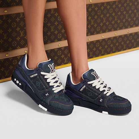Sneaker LV Trainer Femme Souliers Sneakers | LOUIS VUITTON (Zoom produit)