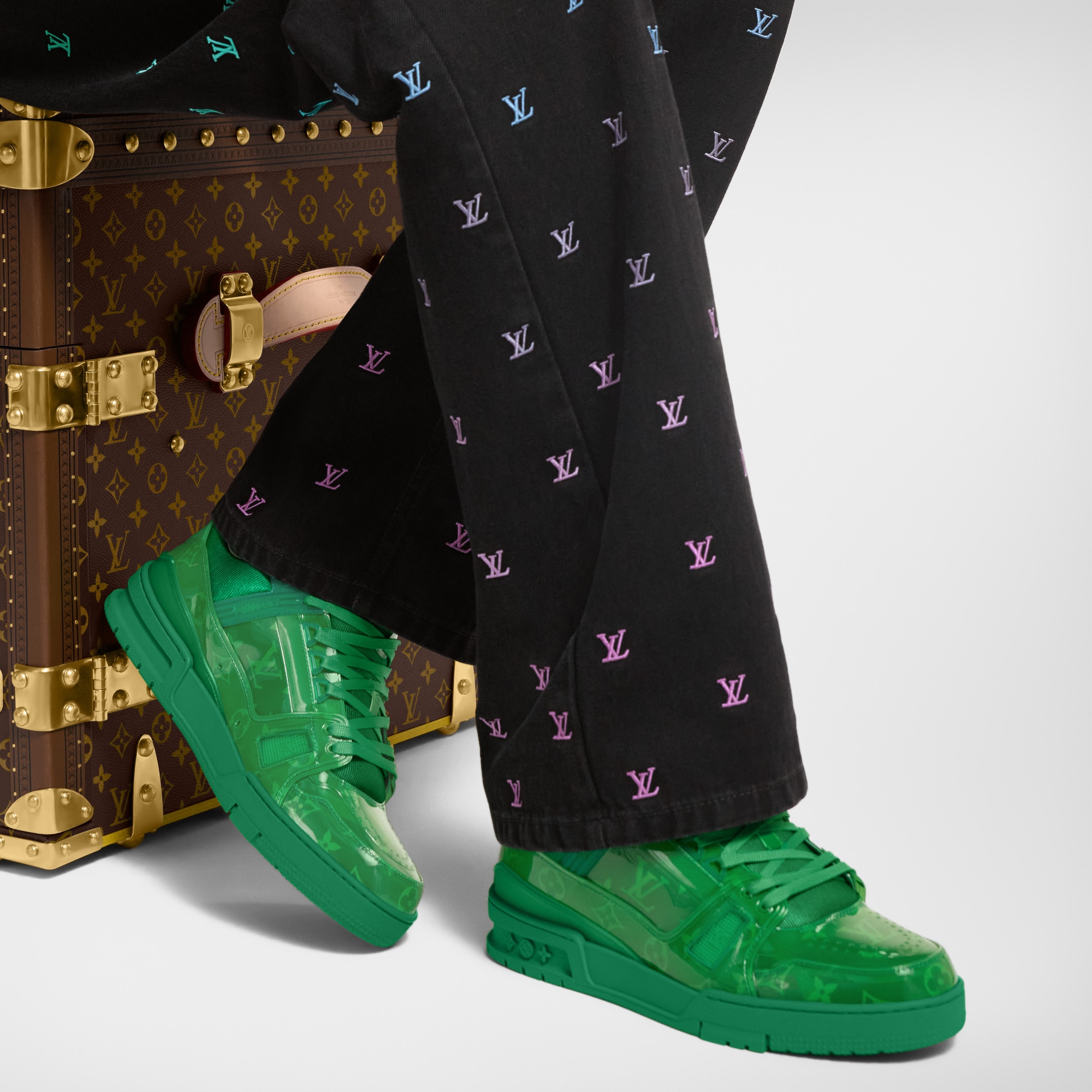 Sneaker LV Trainer  Homme Souliers Sneakers | LOUIS VUITTON (Zoom produit)