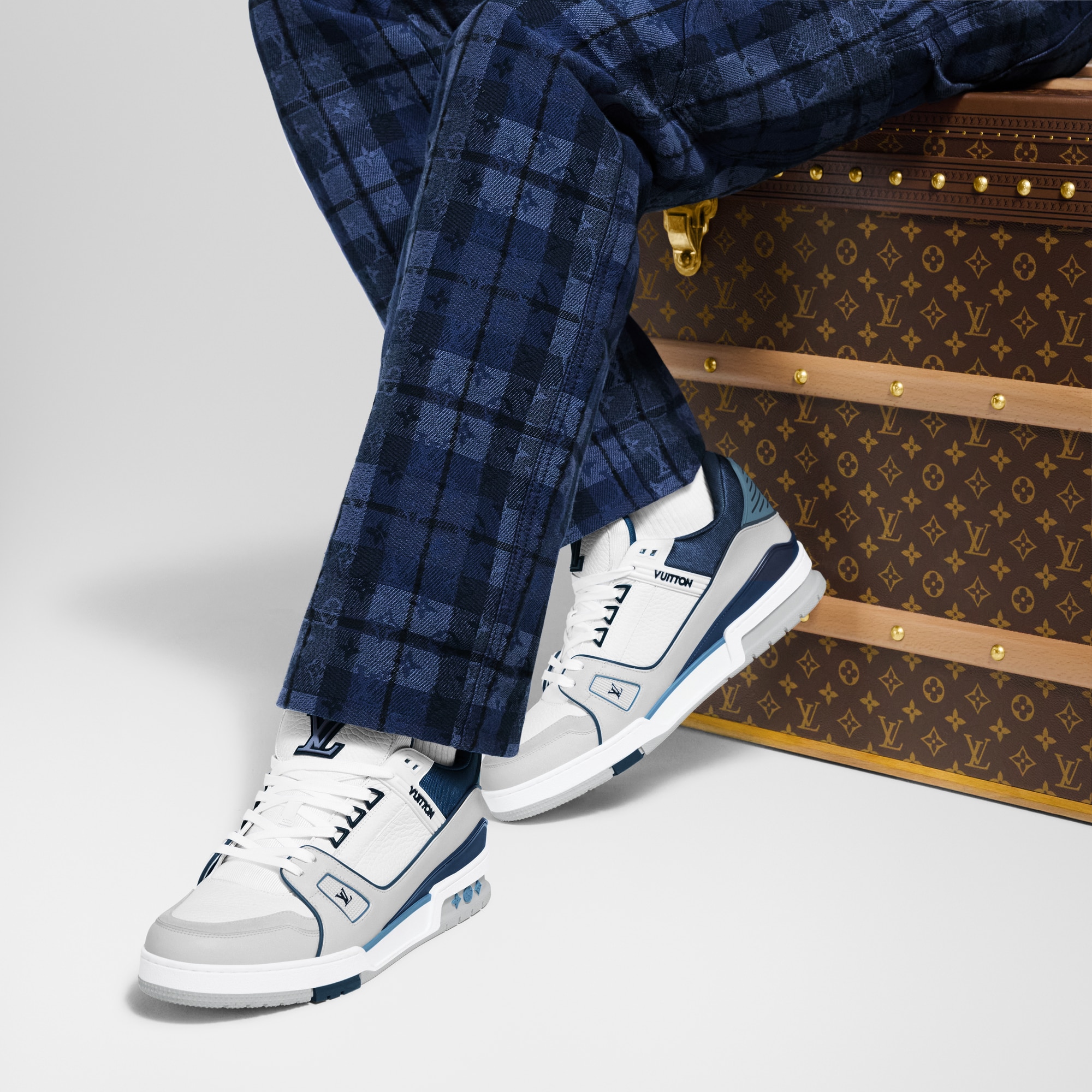 Sneaker LV Trainer  Homme Souliers Sneakers | LOUIS VUITTON (Zoom produit)