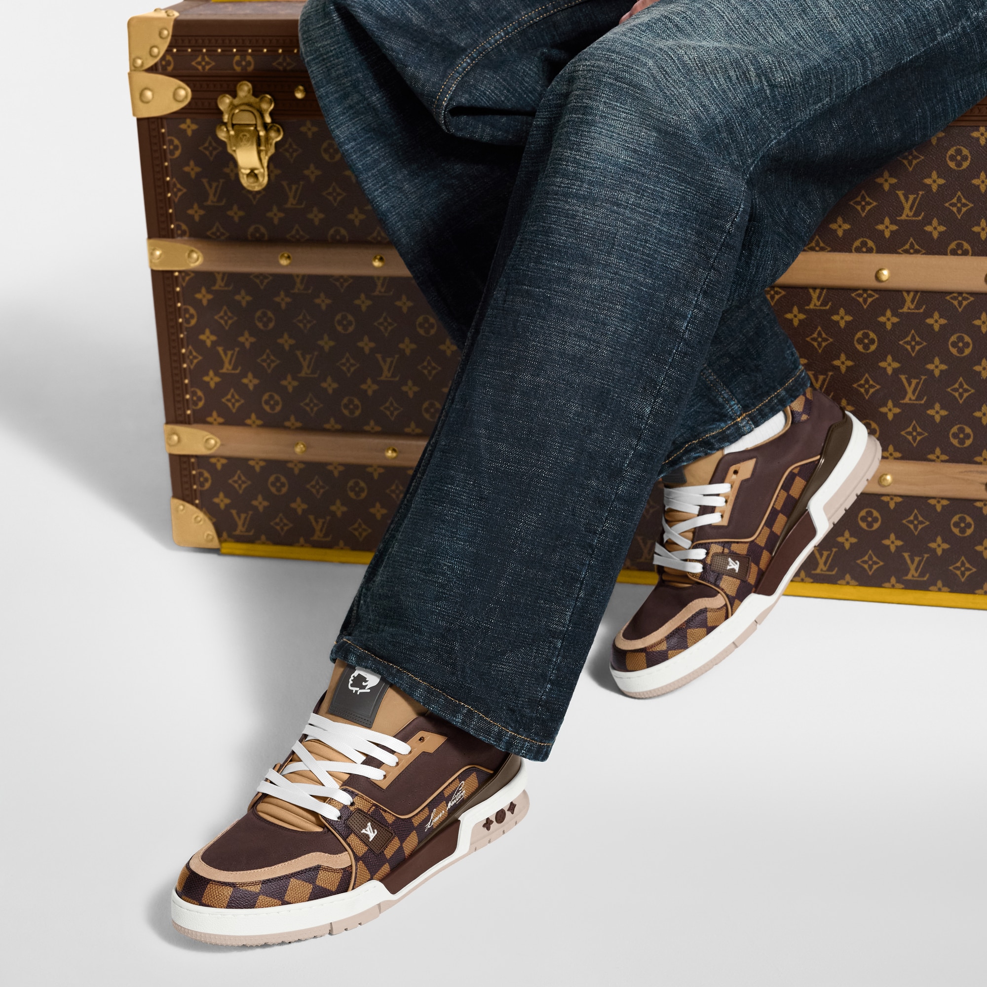 Sneaker LV Trainer  Homme Souliers Sneakers | LOUIS VUITTON (Zoom produit)