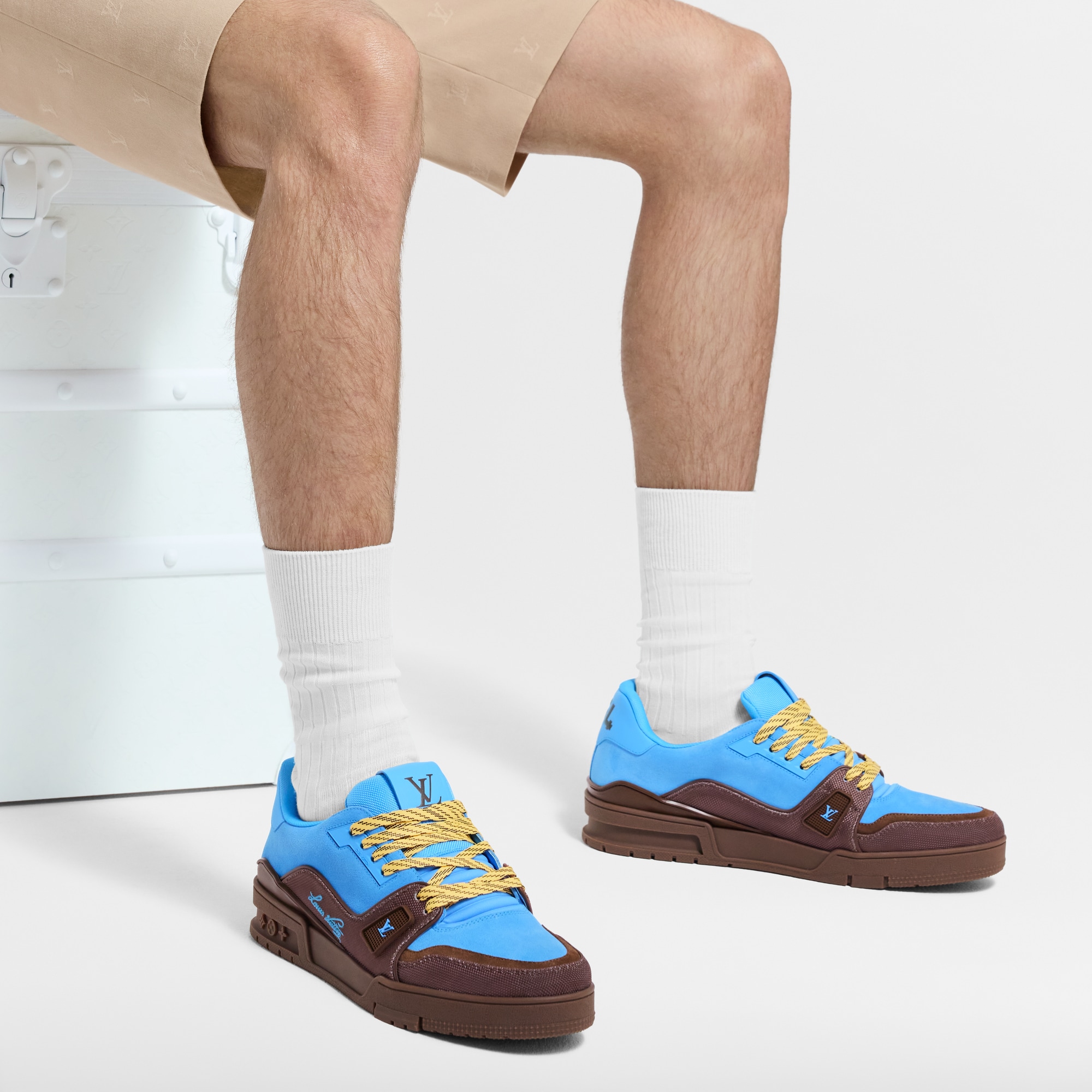 Sneaker LV Trainer  Homme Souliers Sneakers | LOUIS VUITTON (Zoom produit)