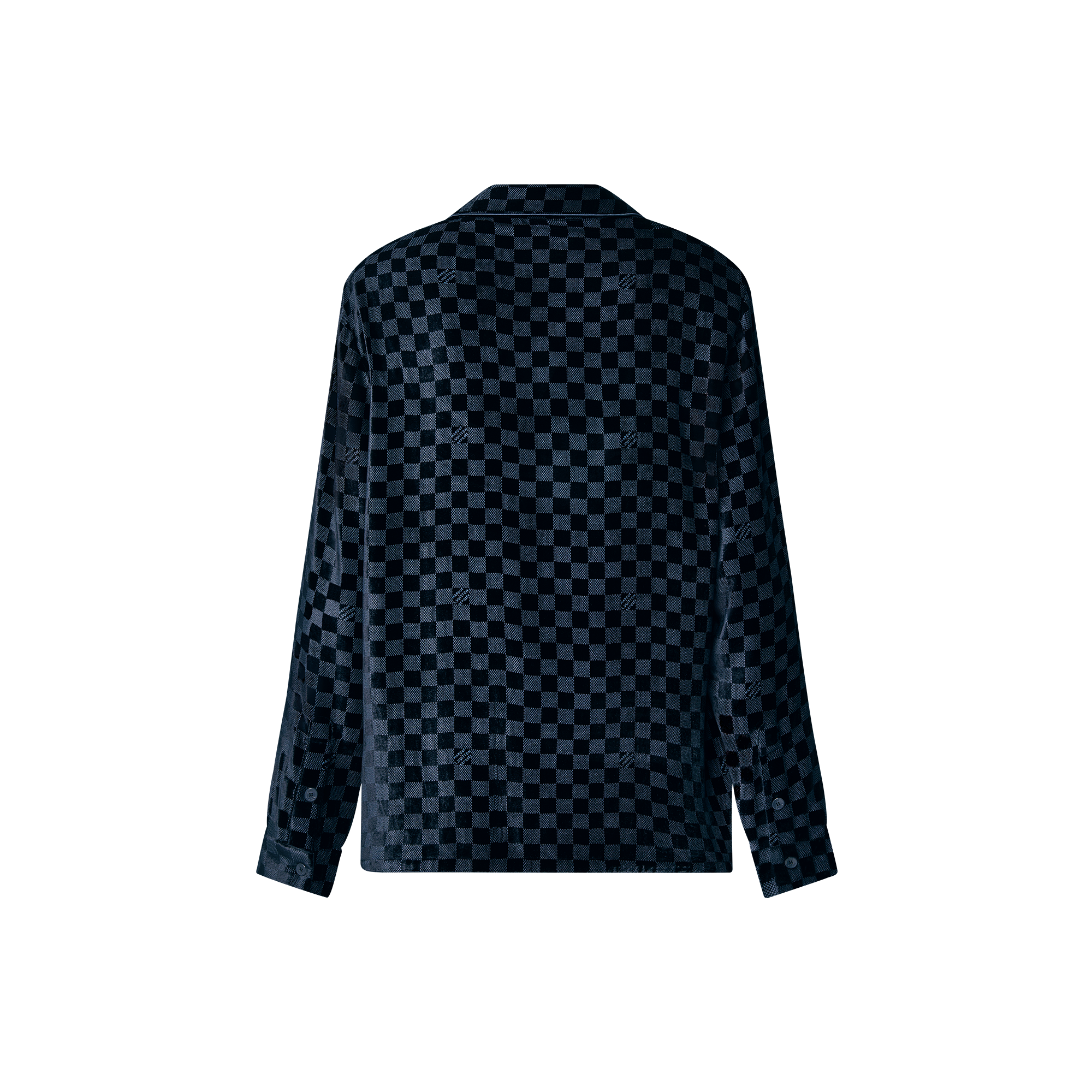 Surchemise de soirée manches longues en velours de soie mélangée  Homme Prêt-à-porter Tout le prêt-à-porter | LOUIS VUITTON (Zoom produit)