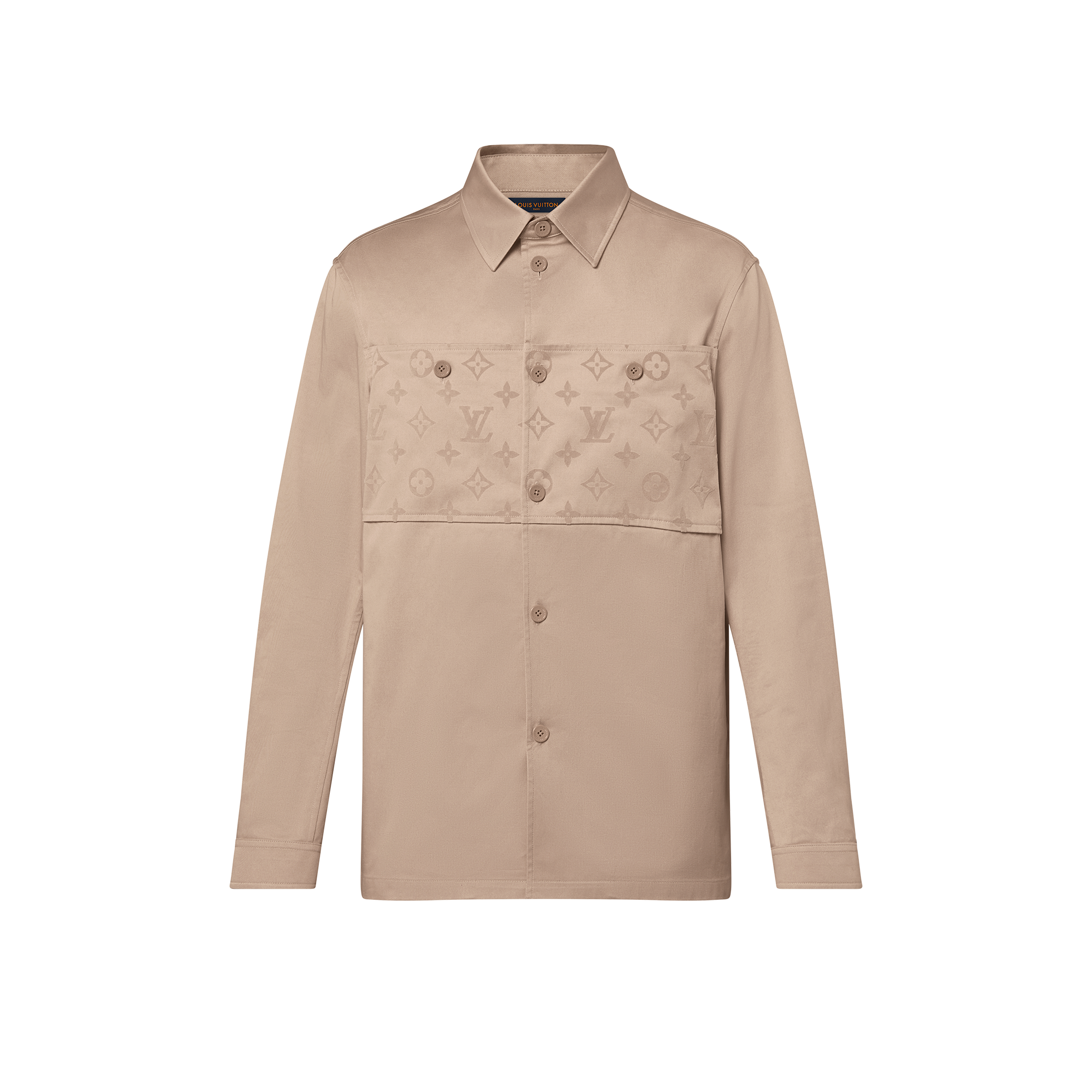 Surchemise décontractée floquée en coton  Homme Prêt-à-porter Chemises | LOUIS VUITTON (Zoom produit)