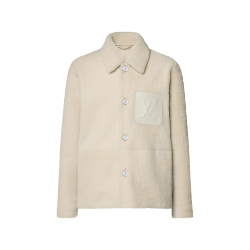 Surchemise workwear en shearling Homme Prêt-à-porter Tout le prêt-à-porter | LOUIS VUITTON (Zoom produit)