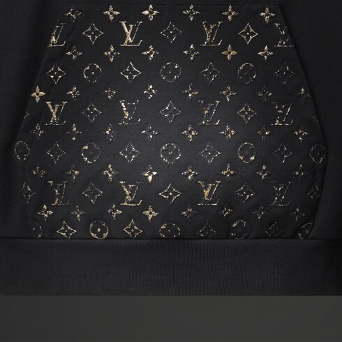 Sweat à capuche à motif réfléchissant Homme Prêt-à-porter Maille et sweatshirts | LOUIS VUITTON