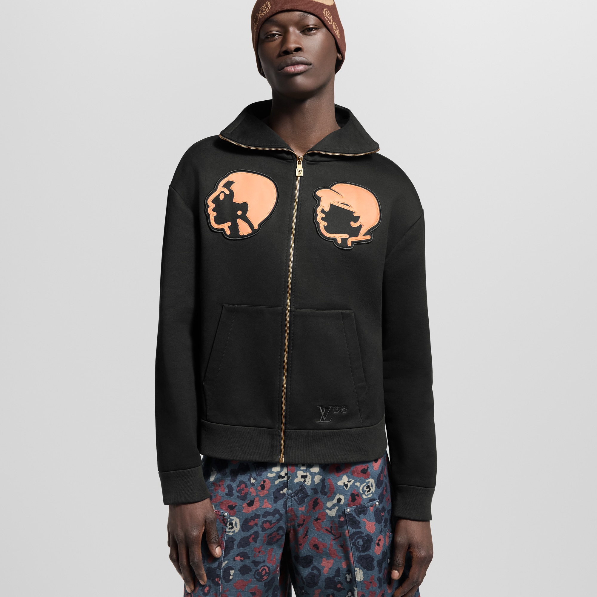 Sweat à capuche zippé Prêt-à-porter de luxe Homme LOUIS VUITTON