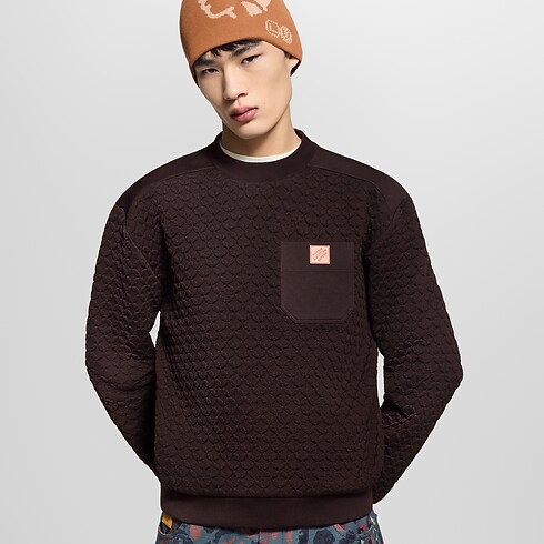 Sweat matelassé Monogram Homme Prêt-à-porter Tout le prêt-à-porter | LOUIS VUITTON (Zoom produit)