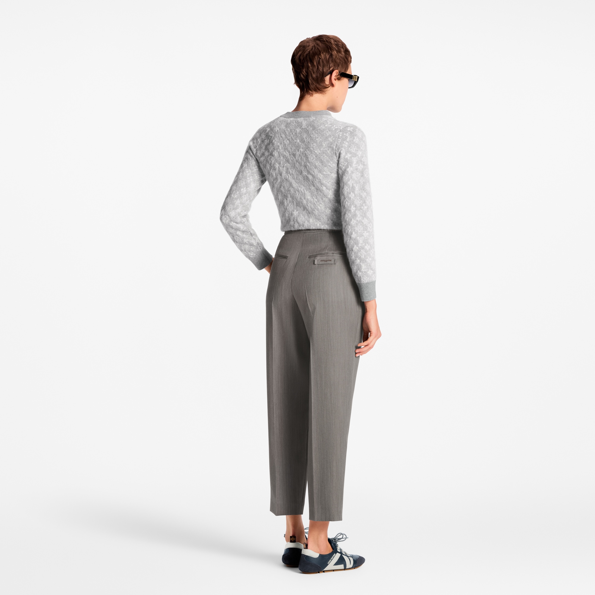 Sweatshirt Monogram en maille brossée  Femme Prêt-à-porter Maille | LOUIS VUITTON (Zoom produit)