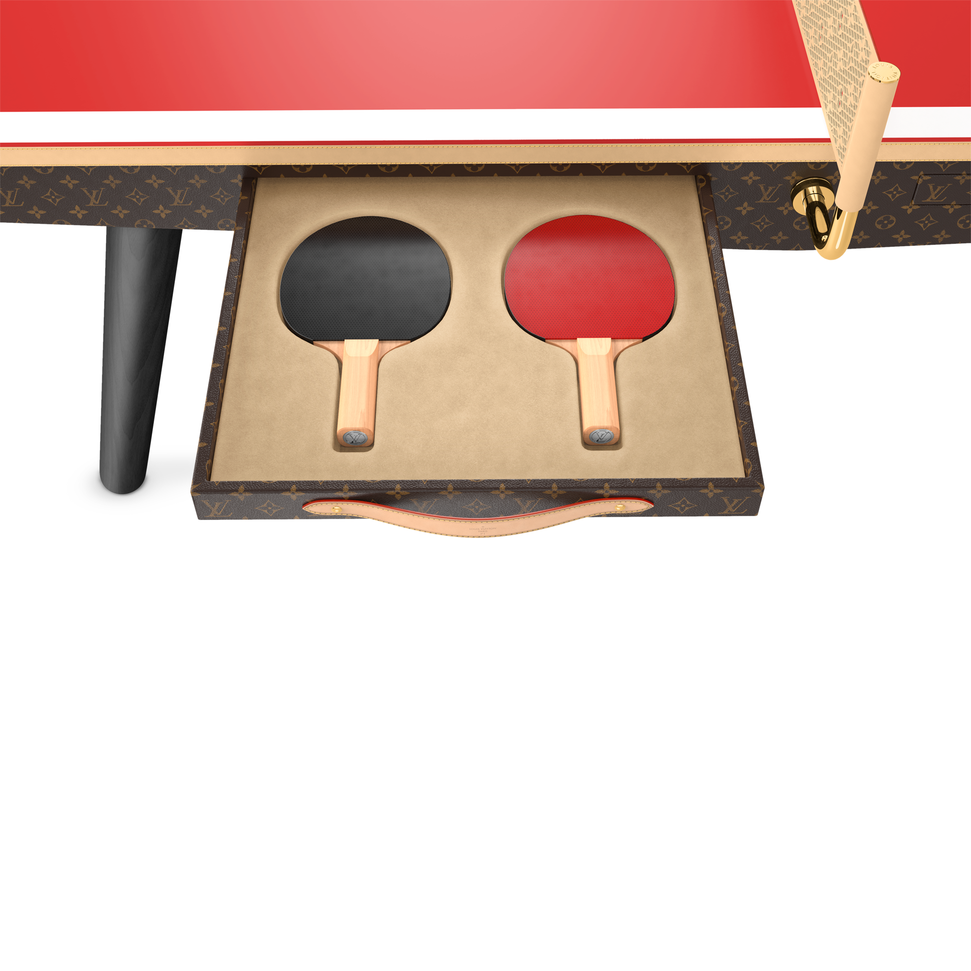 Table de ping-pong en toile - Taille règlementaire Cuir et autres matières Malles, Voyage et Maison Sport et jeux } | LOUIS VUITTON (Zoom produit)