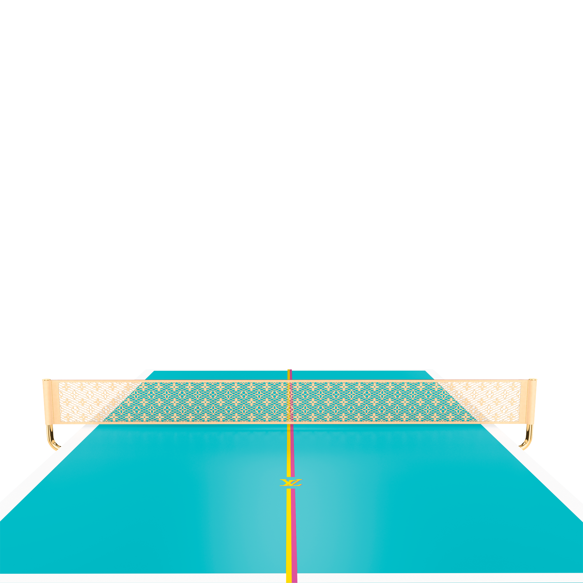 Table de ping-pong en toile - Taille règlementaire Cuir et autres matières Malles, Voyage et Maison Sport et jeux } | LOUIS VUITTON (Zoom produit)