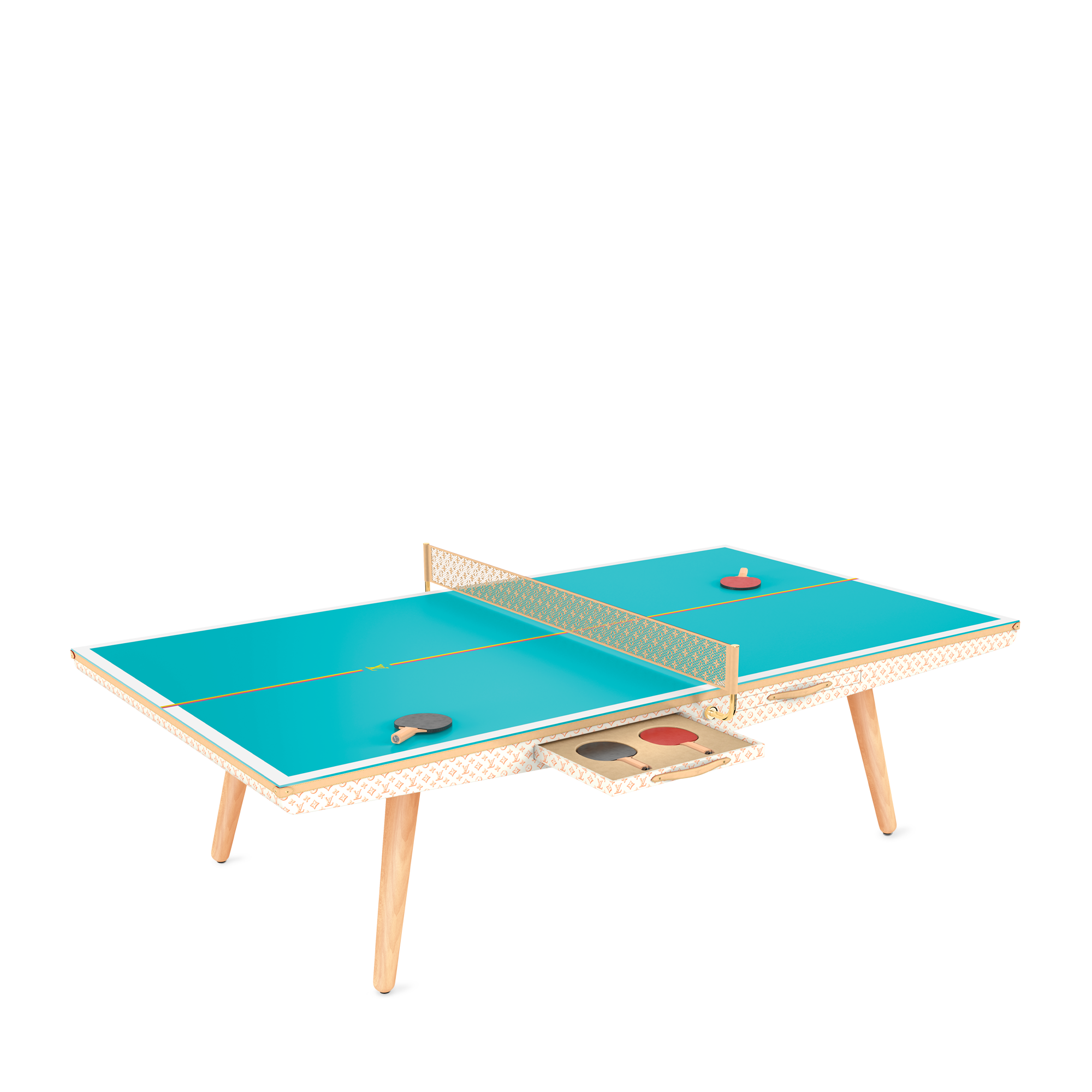 Table de ping-pong en toile - Taille règlementaire Cuir et autres matières Malles, Voyage et Maison Sport et jeux } | LOUIS VUITTON (Zoom produit)