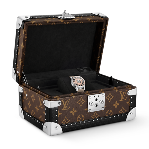 Tambour Spin Time Tourbillon Volant, Automatique, 42,5 mm, platine Montres Toutes les montres } | LOUIS VUITTON (Zoom produit)