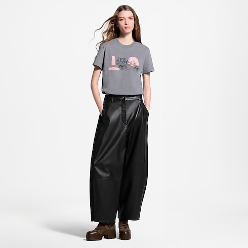 Tee-shirt à imprimé voiture Femme Prêt-à-porter T-shirts et sweats | LOUIS VUITTON (Zoom produit)