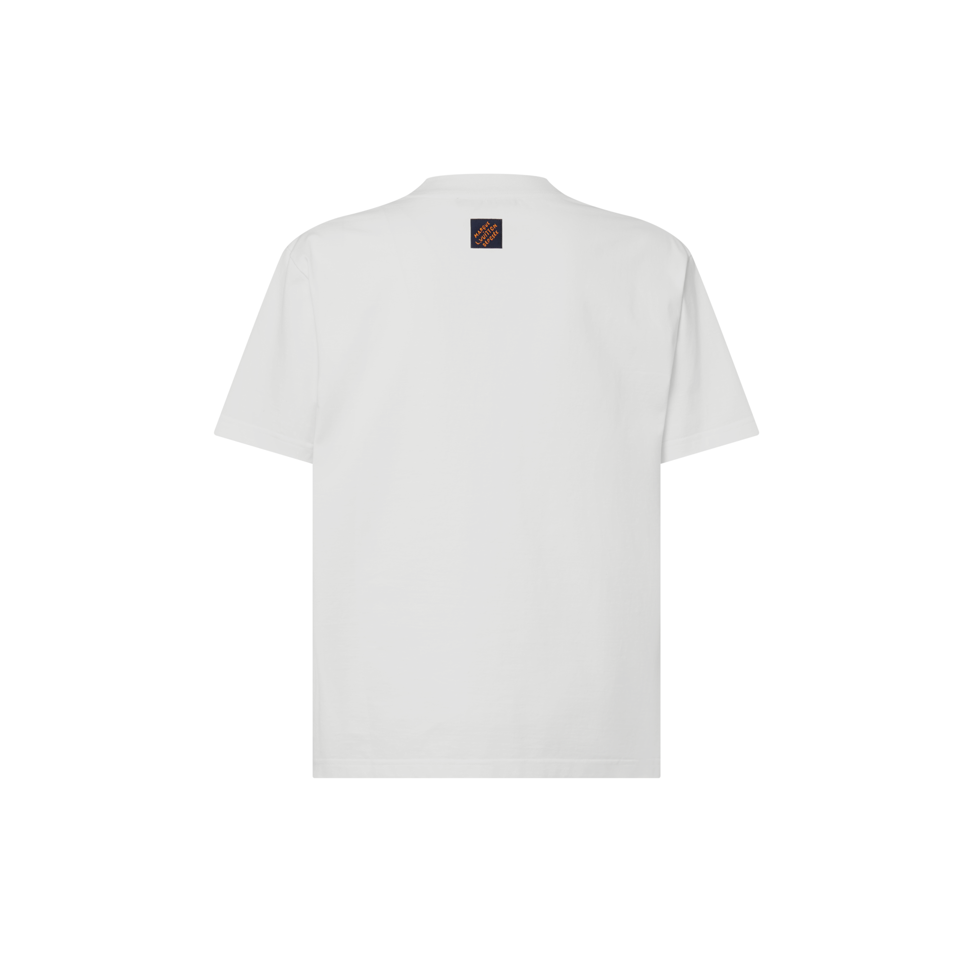 Tee-shirt à manches courtes avec signature ornementée  Homme Prêt-à-porter T-shirts et polos | LOUIS VUITTON (Zoom produit)
