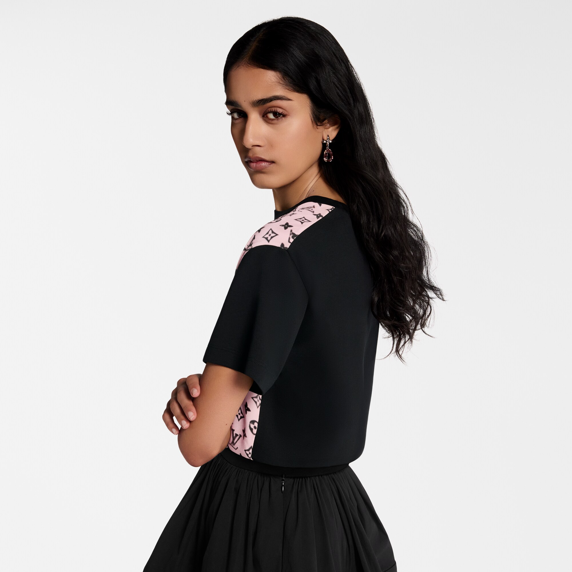 Tee-shirt à motif Monogram délavé  Femme Prêt-à-porter Hauts | LOUIS VUITTON (Zoom produit)