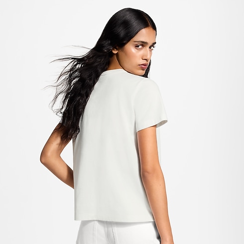 Tee-shirt à poche emblématique Femme Prêt-à-porter T-shirts et sweats | LOUIS VUITTON (Zoom produit)