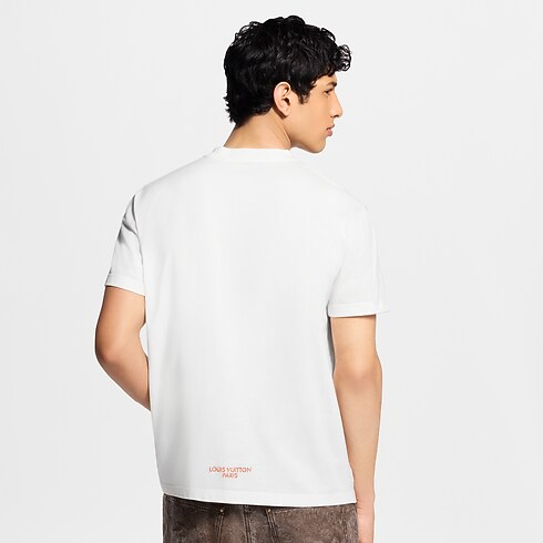 Tee-shirt à signature découpée au laser Homme Prêt-à-porter T-shirts et polos | LOUIS VUITTON (Zoom produit)