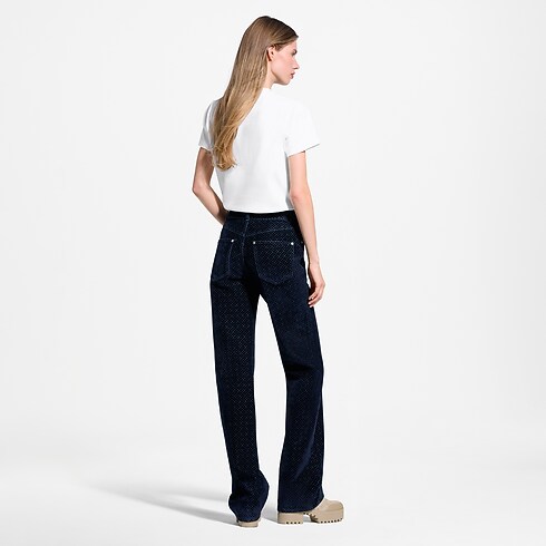 Tee-shirt à signature floquée Femme Prêt-à-porter T-shirts et sweats | LOUIS VUITTON (Zoom produit)