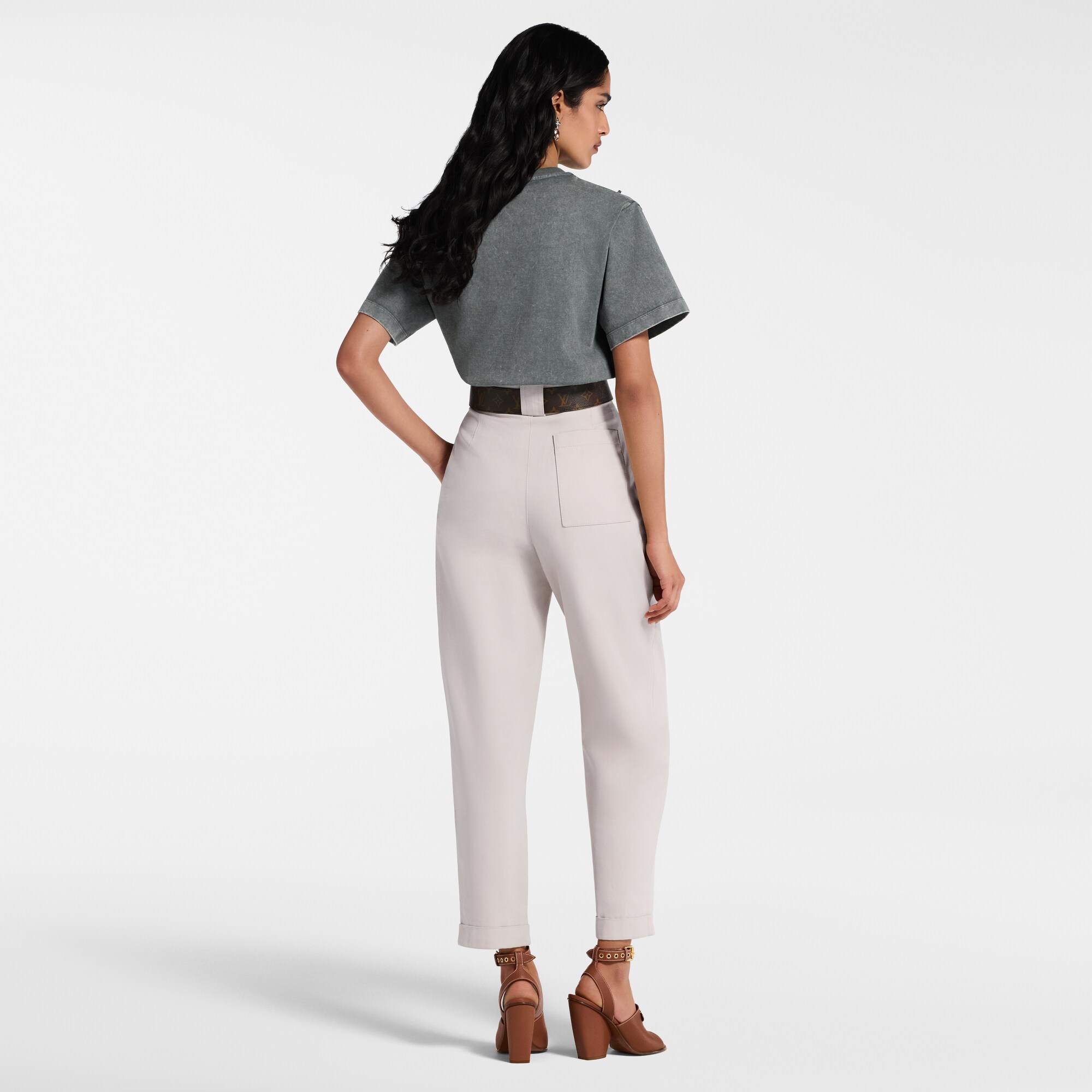 Tee-shirt à torsades en strass  Femme Prêt-à-porter Hauts | LOUIS VUITTON (Zoom produit)