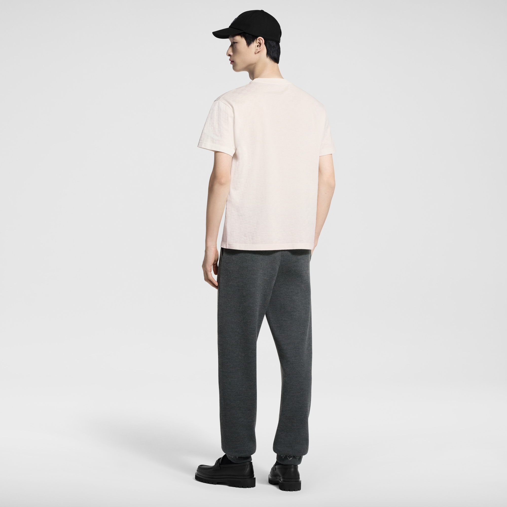 Tee-shirt Damier en piqué de coton  Homme Prêt-à-porter T-shirts et polos | LOUIS VUITTON (Zoom produit)