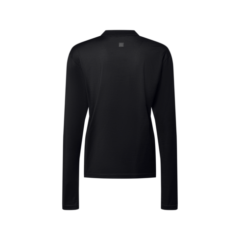 Tee-shirt de soirée manches longues en laine ultrafine Homme Prêt-à-porter Tout le prêt-à-porter | LOUIS VUITTON (Zoom produit)