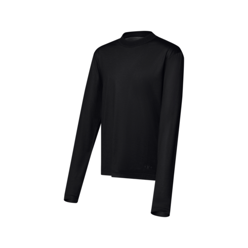 Tee-shirt de soirée manches longues en laine ultrafine Homme Prêt-à-porter Tout le prêt-à-porter | LOUIS VUITTON (Zoom produit)