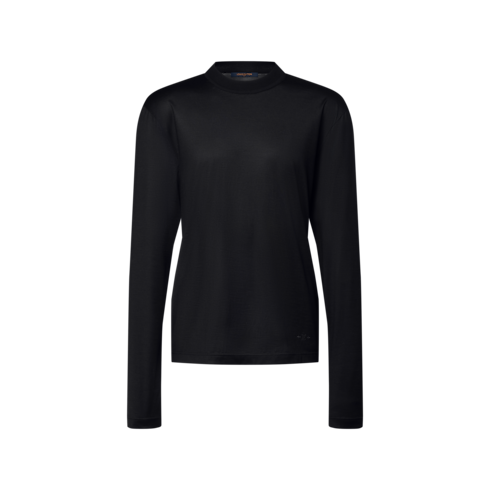 Tee-shirt de soirée manches longues en laine ultrafine Homme Prêt-à-porter Tout le prêt-à-porter | LOUIS VUITTON (Zoom produit)