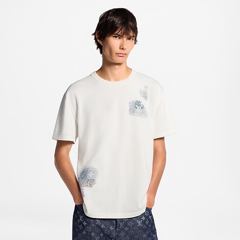 Tee-shirt en maille jacquard vue recadrée