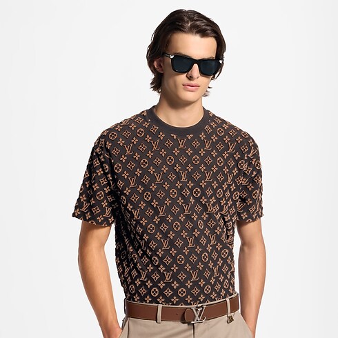 Tee-shirt en velours Monogram vue recadrée