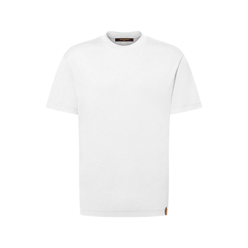 Tee-shirt manches courtes en coton et soie vue de face