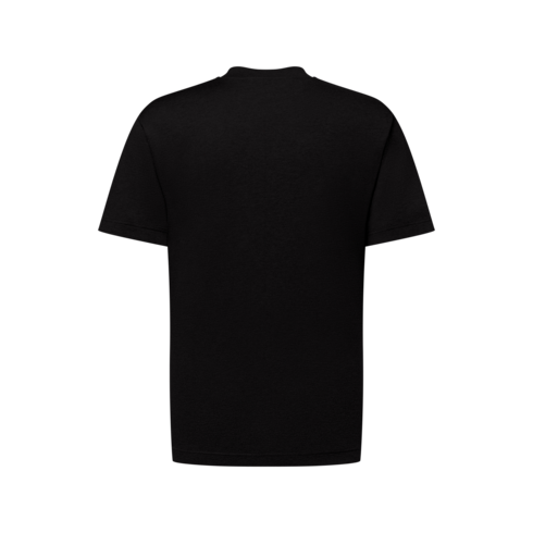 Tee-shirt manches courtes en coton et soie vue arrière