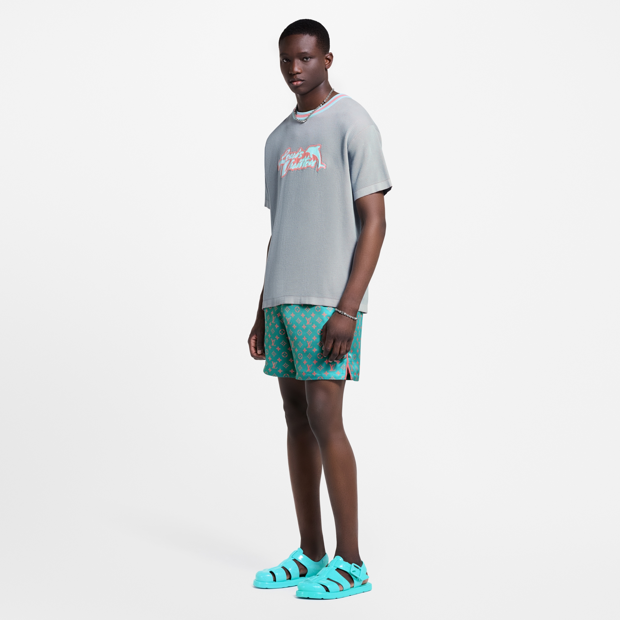 Tee-shirt manches courtes graphique  Homme Prêt-à-porter Maille et sweatshirts | LOUIS VUITTON (Zoom produit)