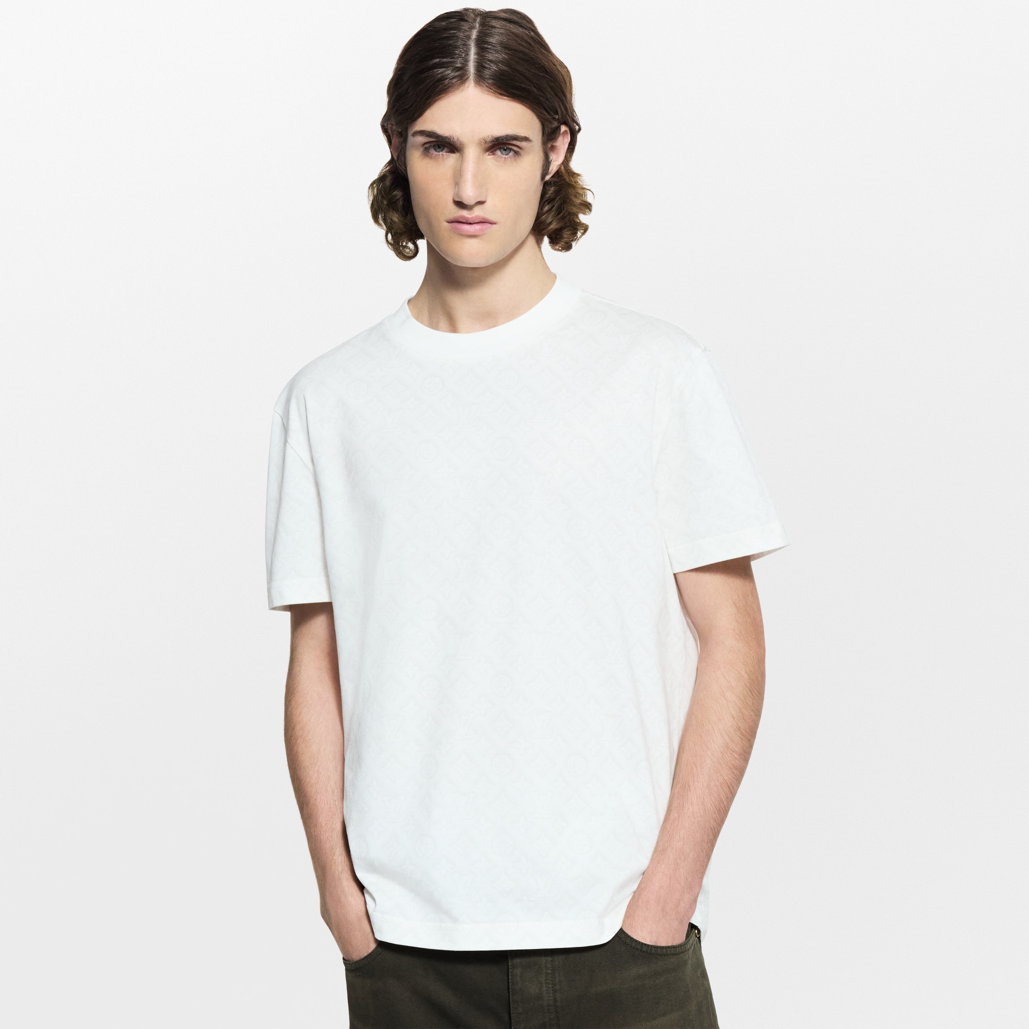 Tee-shirt Monogram à manches courtes  Homme Prêt-à-porter T-shirts et polos | LOUIS VUITTON (Zoom produit)