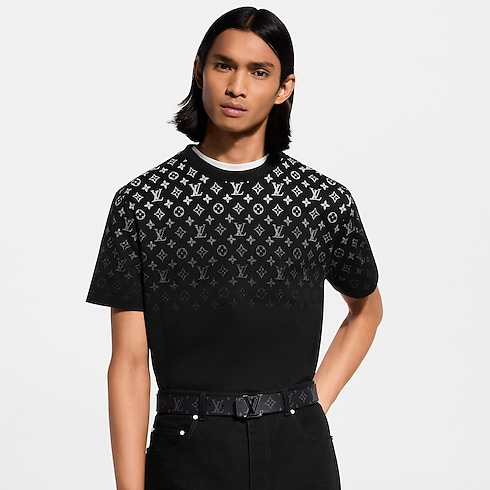 Tee-shirt Monogram Gradient en coton Homme Prêt-à-porter T-shirts et polos | LOUIS VUITTON (Zoom produit)