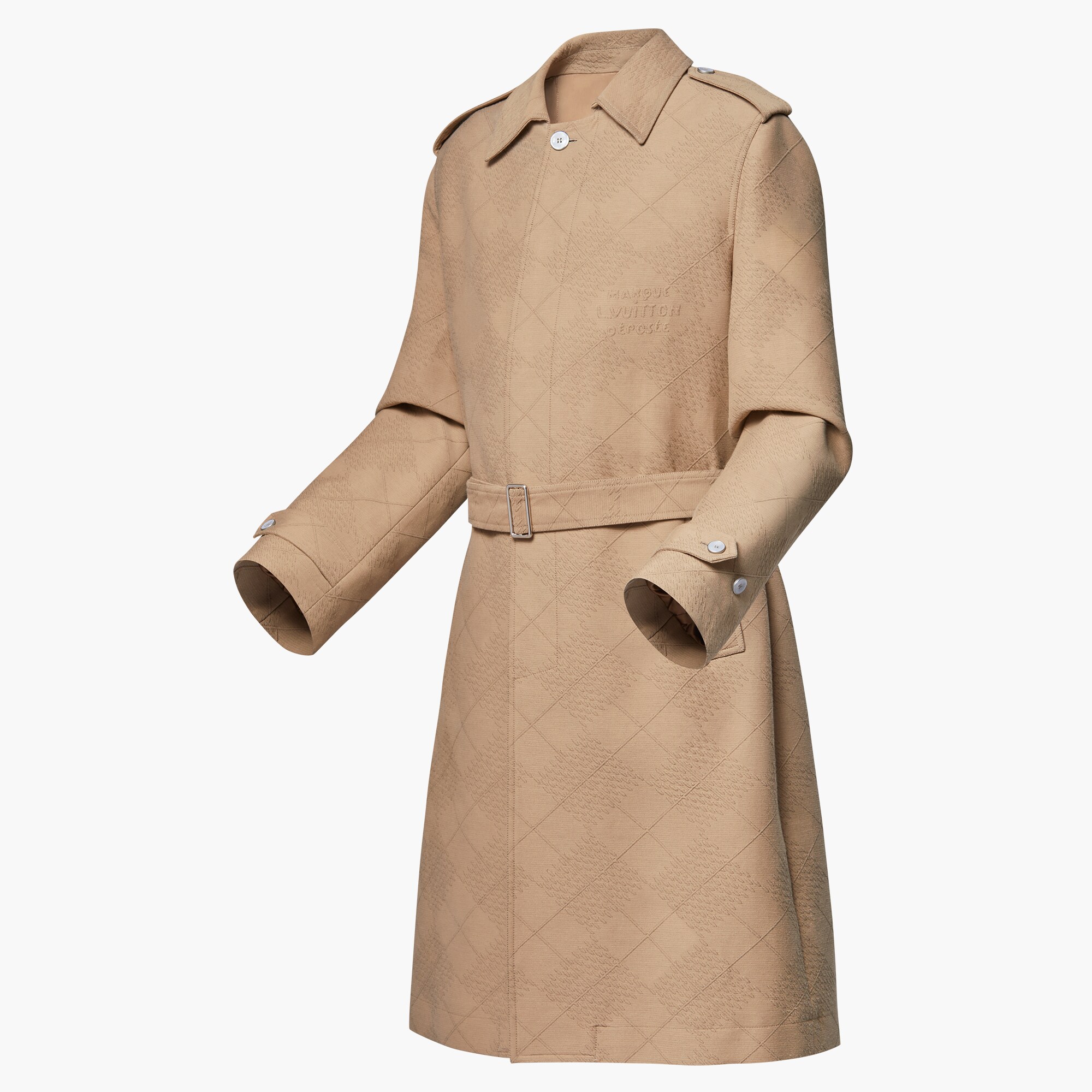 Trench en coton et soie Prêt-à-porter de luxe Homme 1AGJA5 - Main Image