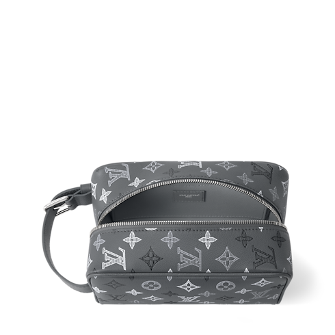 Trousse de toilette Locker Dopp Kit Monogram Shadow Homme Voyage Accessoires de voyage | LOUIS VUITTON (Zoom produit)