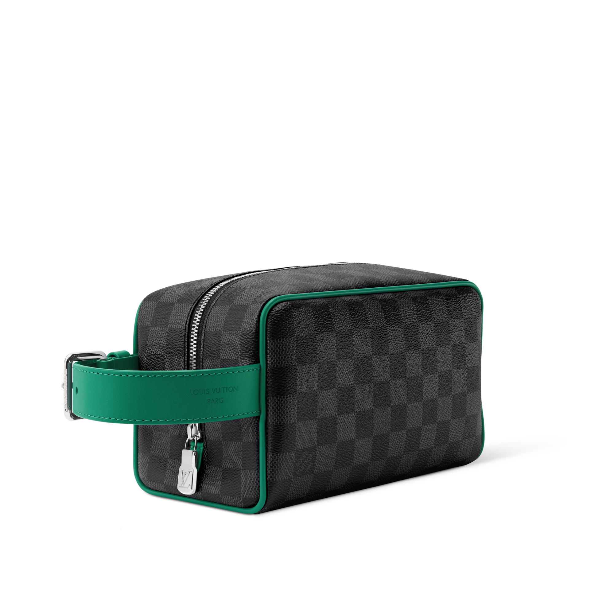 Trousse de toilette Locker Dopp Kit Toile Damier Graphite Homme Voyage Accessoires de voyage | LOUIS VUITTON (Zoom produit)