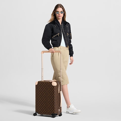 Valise cabine Horizon 55 Toile Monogram Homme Voyage Bagages roulants | LOUIS VUITTON (Zoom produit)