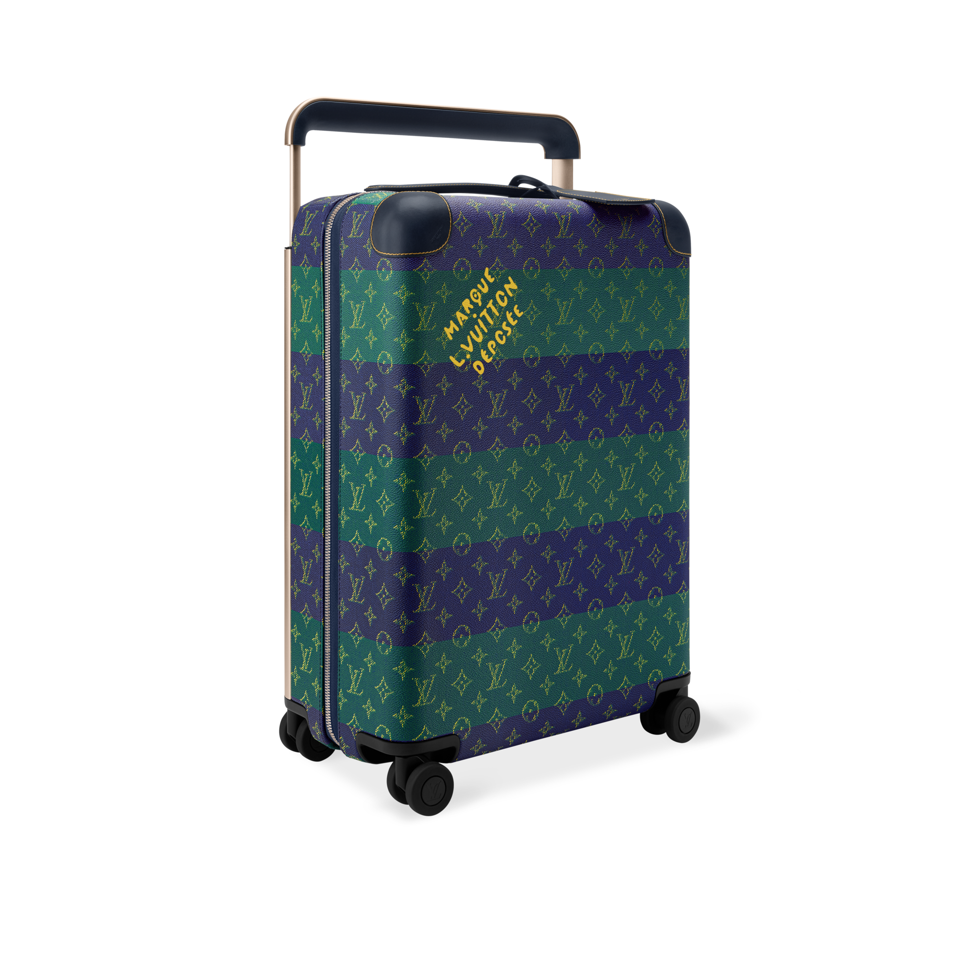 Valise cabine Horizon 55 Monogram Heritage Homme Voyage Bagages roulants | LOUIS VUITTON (Zoom produit)