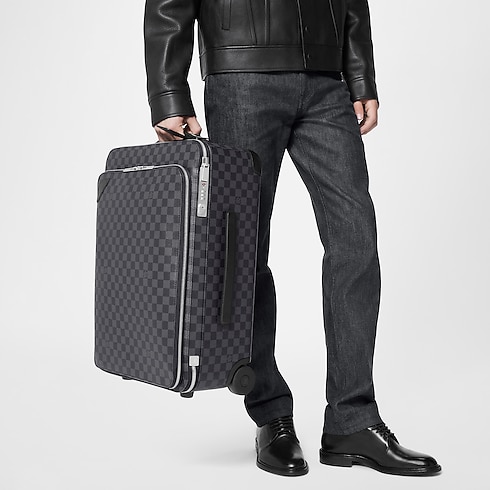 Valise Pégase Toile Damier Graphite Homme Voyage Tous les bagages et accessoires | LOUIS VUITTON (Zoom produit)