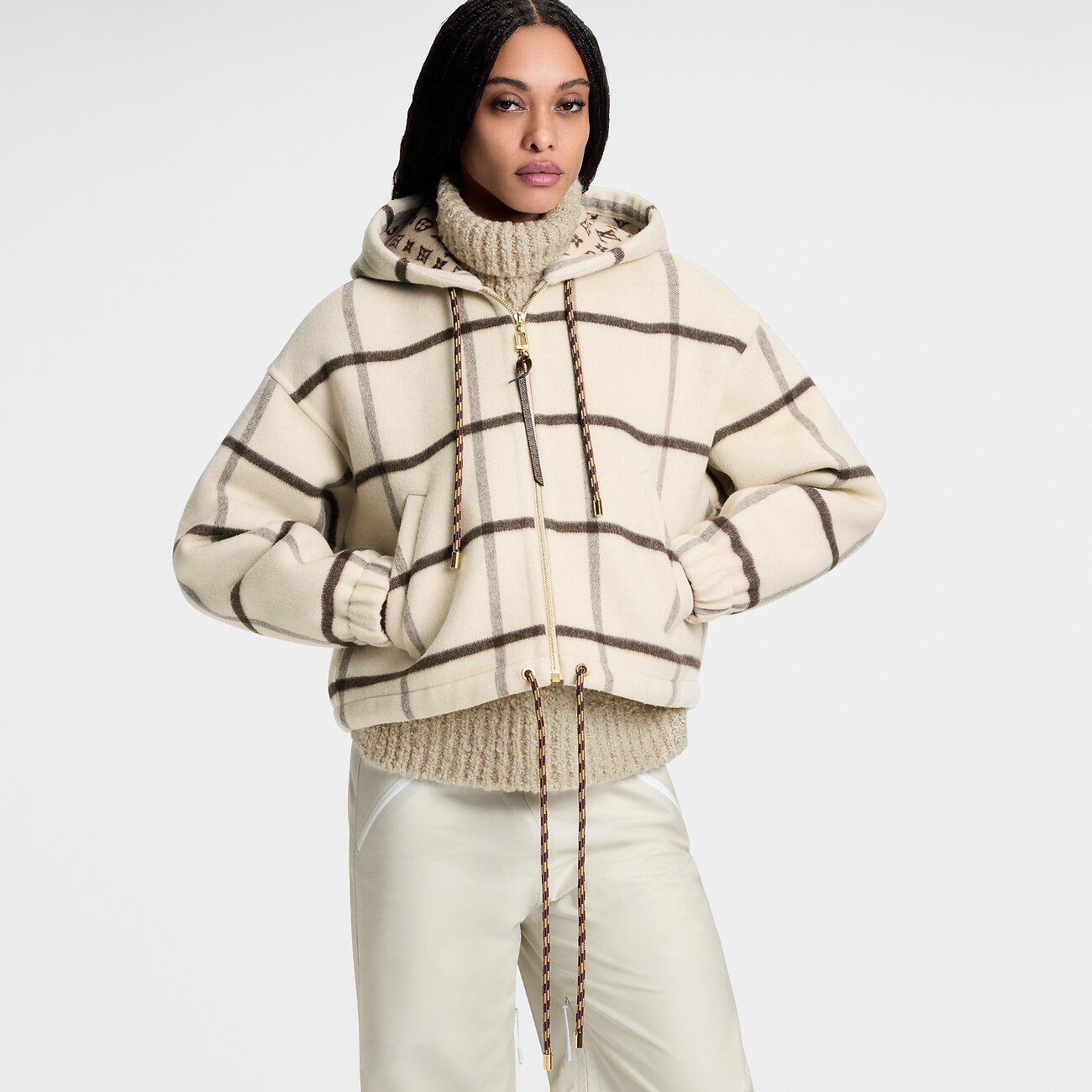 Veste Chemise Femme à Carreaux Bûcheron - Doublure Polaire Sherpa - Avec Capuche - Style Rustique Automne/hiver